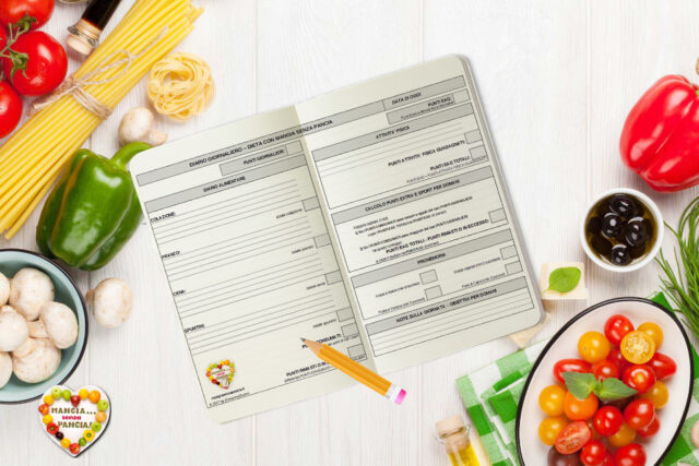 Diario alimentare giornaliero per la dieta Weight Watchers di Mangia senza Pancia