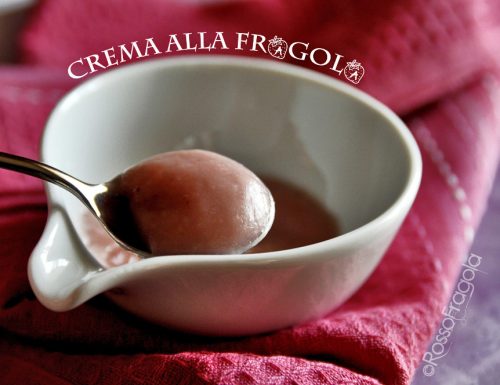 Crema alla Fragola con latte di mandorla