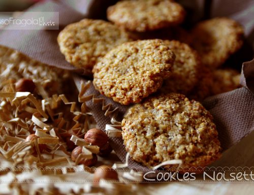 Cookies noisette – Biscotti alle nocciole
