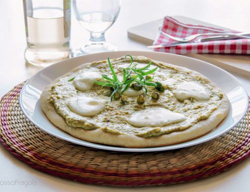 Pizza al pistacchio di Bronte con lievito madre