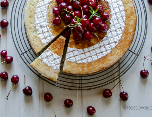 Cherry Cake – Torta alle ciliegie cotta in padella