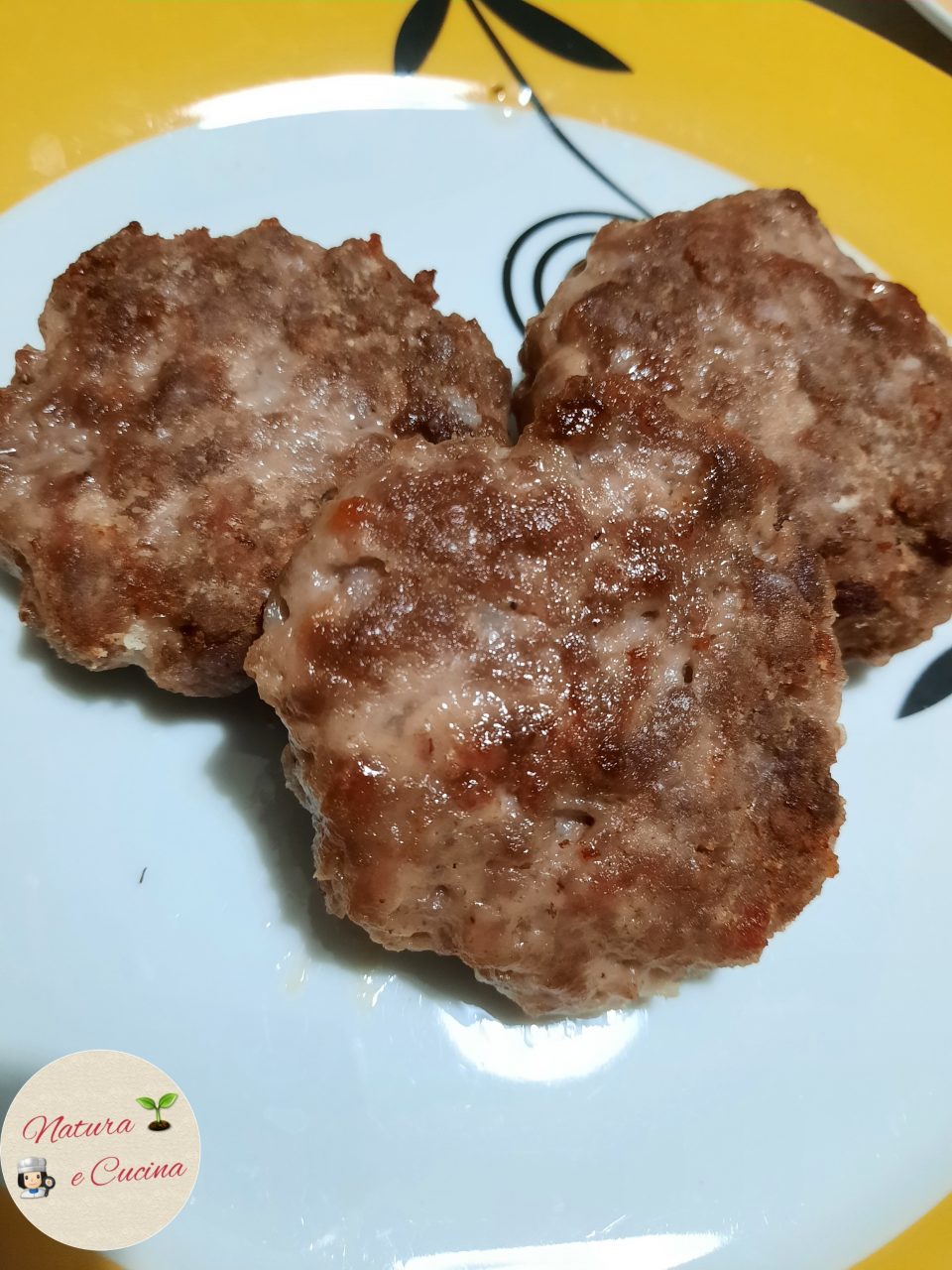 hamburger di carne 