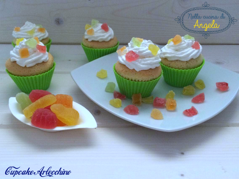 cupcake arlecchino