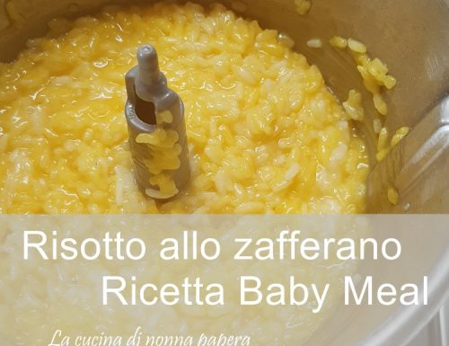 Risotto allo zafferano con Baby Meal