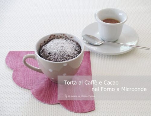 Torta al Caffè e Cacao Ricetta al Microonde