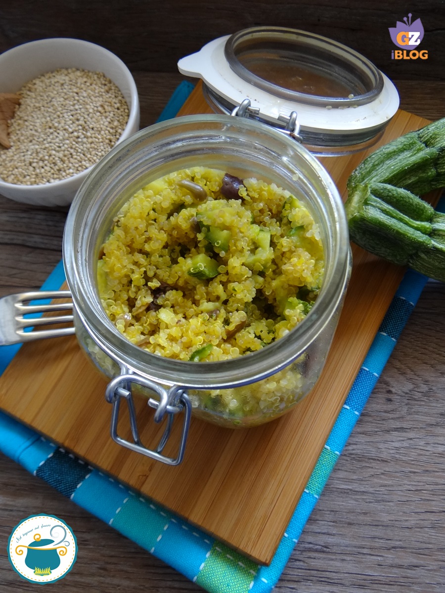 quinoa con zucchine e olive
