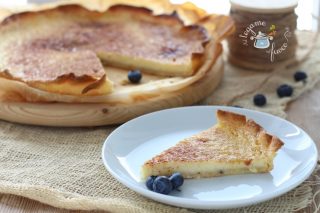crostata con pasta sfoglia panna cannella