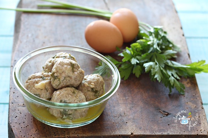 polpette di carne in vaso cottura