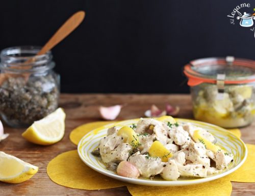 Pollo al limone in vasocottura