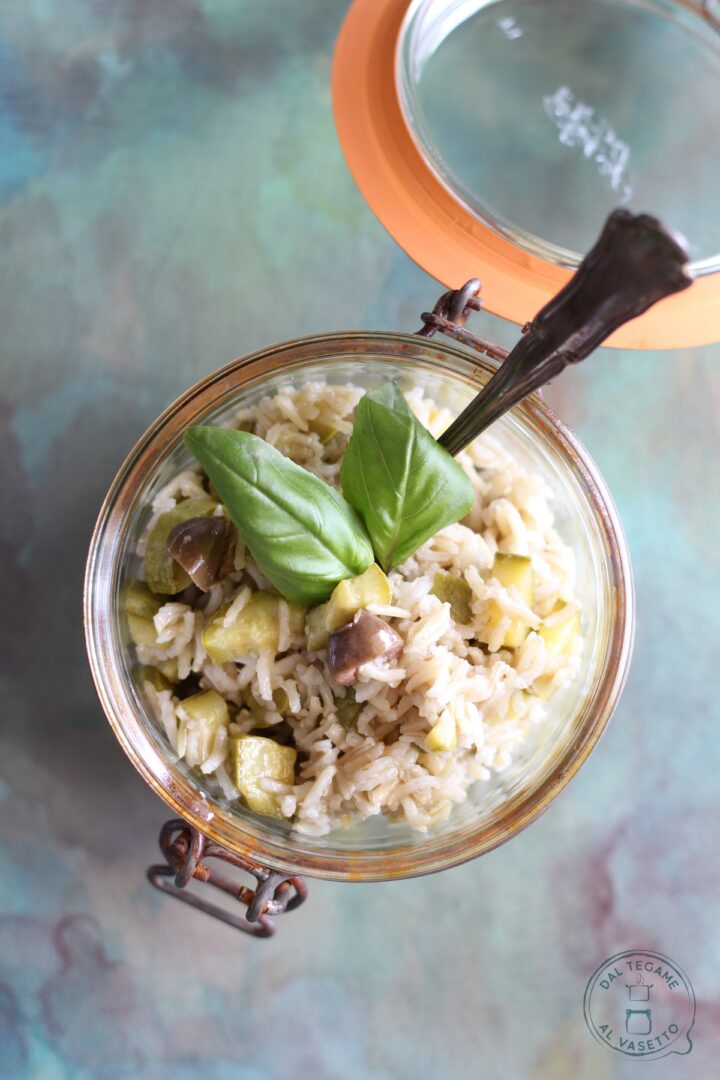 riso+zucchine+olive+vasocottura+microonde