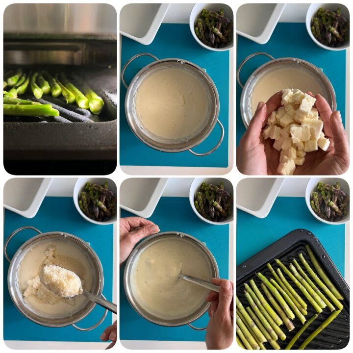 pasta besciamella asparagi friggitrice ad aria 