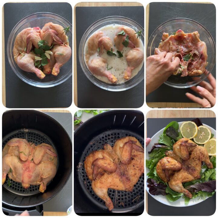 pollo birra aromi friggitrice ad aria