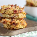 patate grattugiate con cipolla in friggitrice ad aria