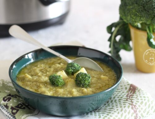 Vellutata di broccoli con instant pot