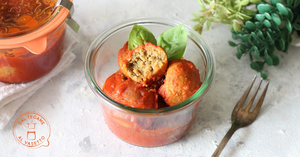 Polpette di lenticchie in vasocottura
