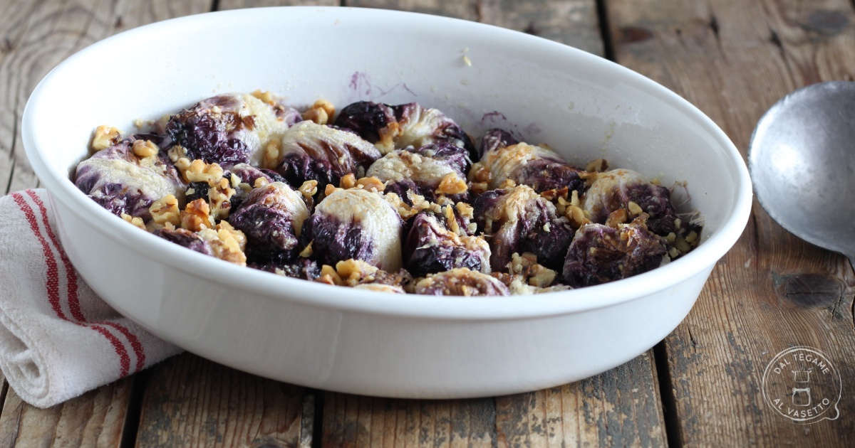 Involtini di radicchio al microonde