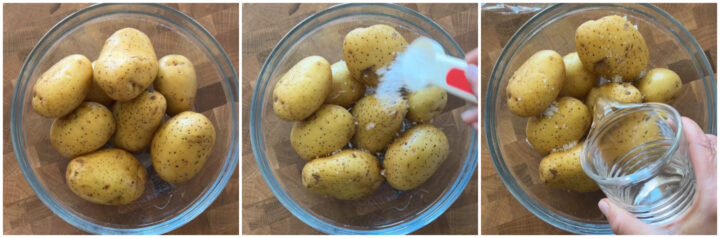Torta di patate al microonde