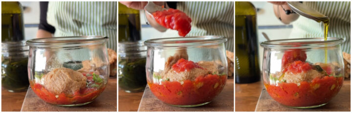 Soia alla pizzaiola in vasocottura