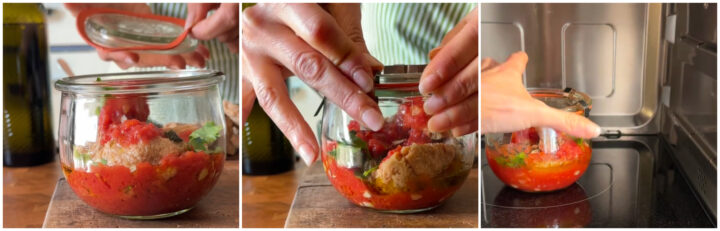 Soia alla pizzaiola in vasocottura