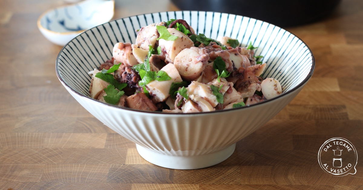 Polpo cotto in slow cooker