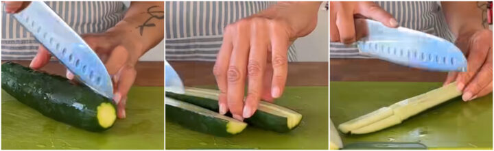 Insalata di cetrioli all'orientale