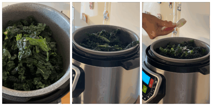 Cavolo nero cotto nella instant pot 