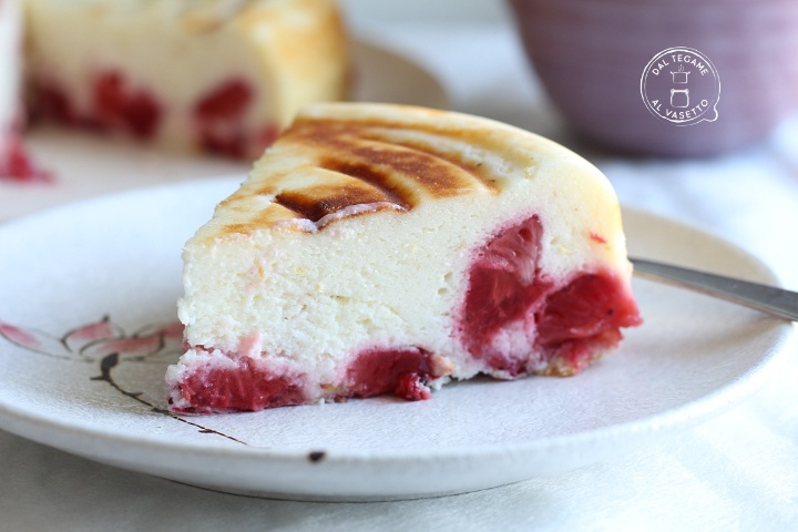 Torta yogurt e fragole microonde