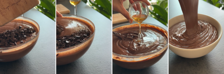 Crema al cioccolato in microonde