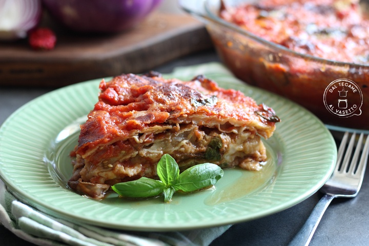 Parmigiana di melanzane cotta in microonde