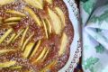 Torta con farina di castagne e mele