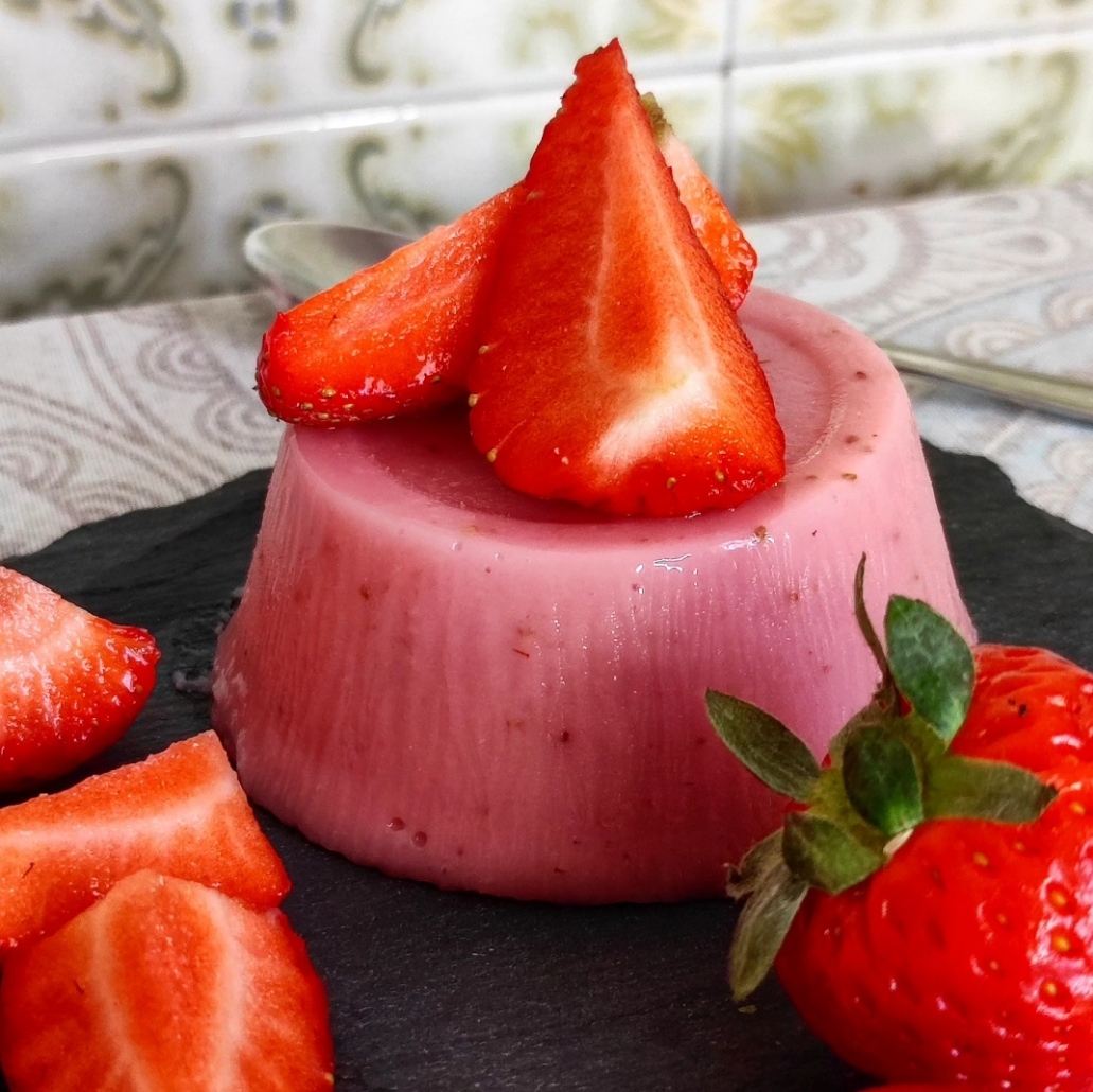 Budino alle fragole