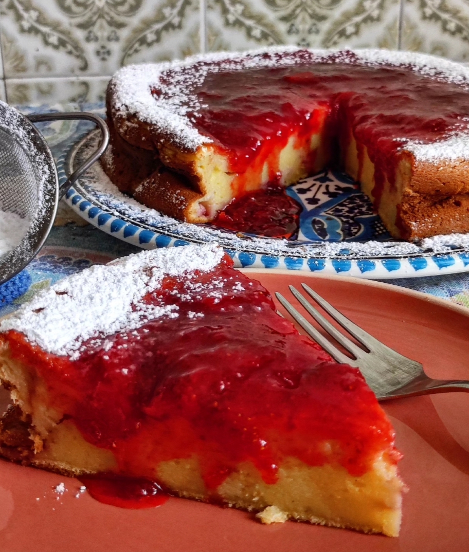 Torta cremosa al Mascarpone e fragole