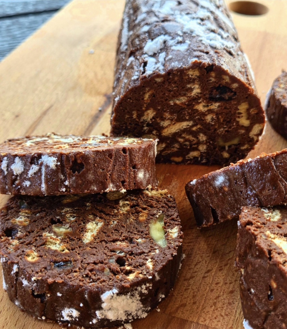 Salame di cioccolato fit energetico