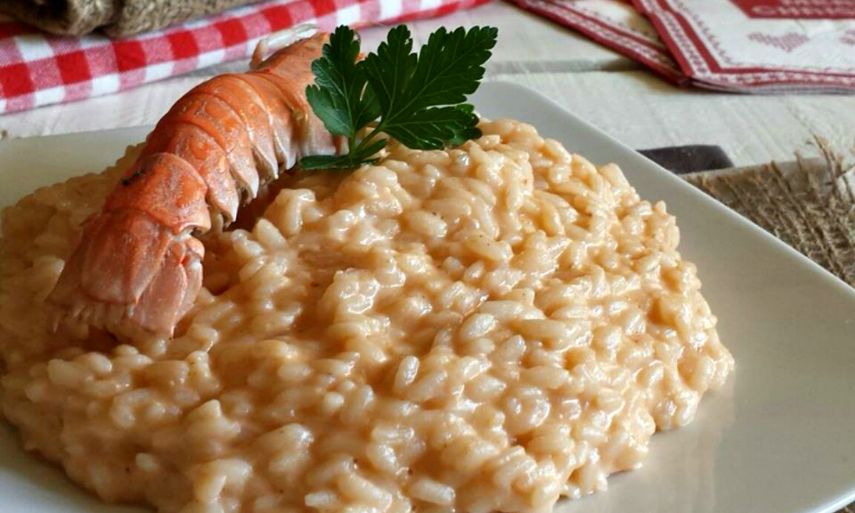 Risotto alla crema di scampi ricetta classica