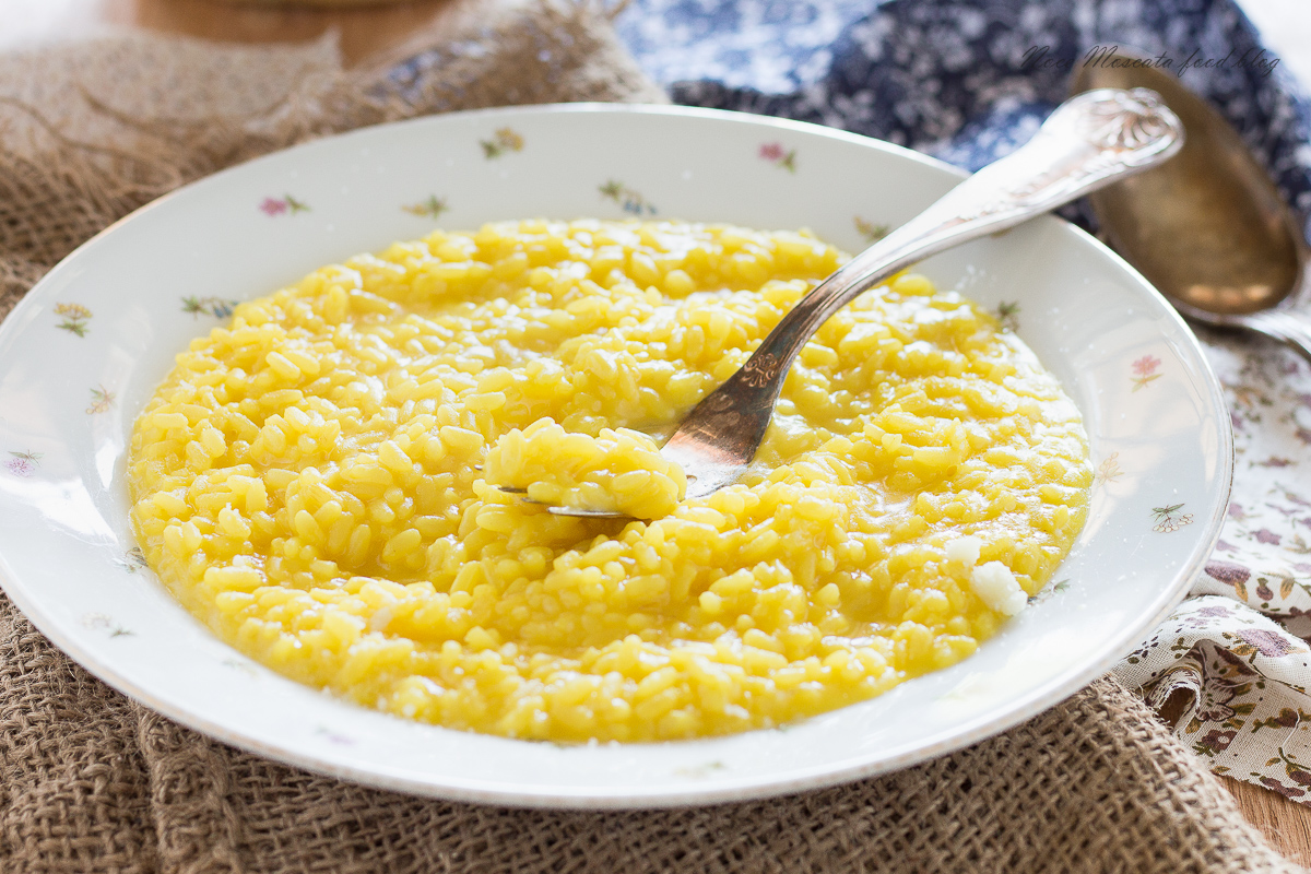 Risotto con lo zafferano alla milanese, ricetta classica