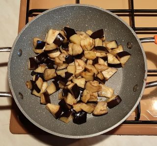 Polpette di carne e melanzane