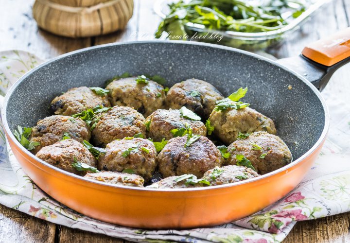 Polpette di carne e melanzane Polpette di carne e melanzane
