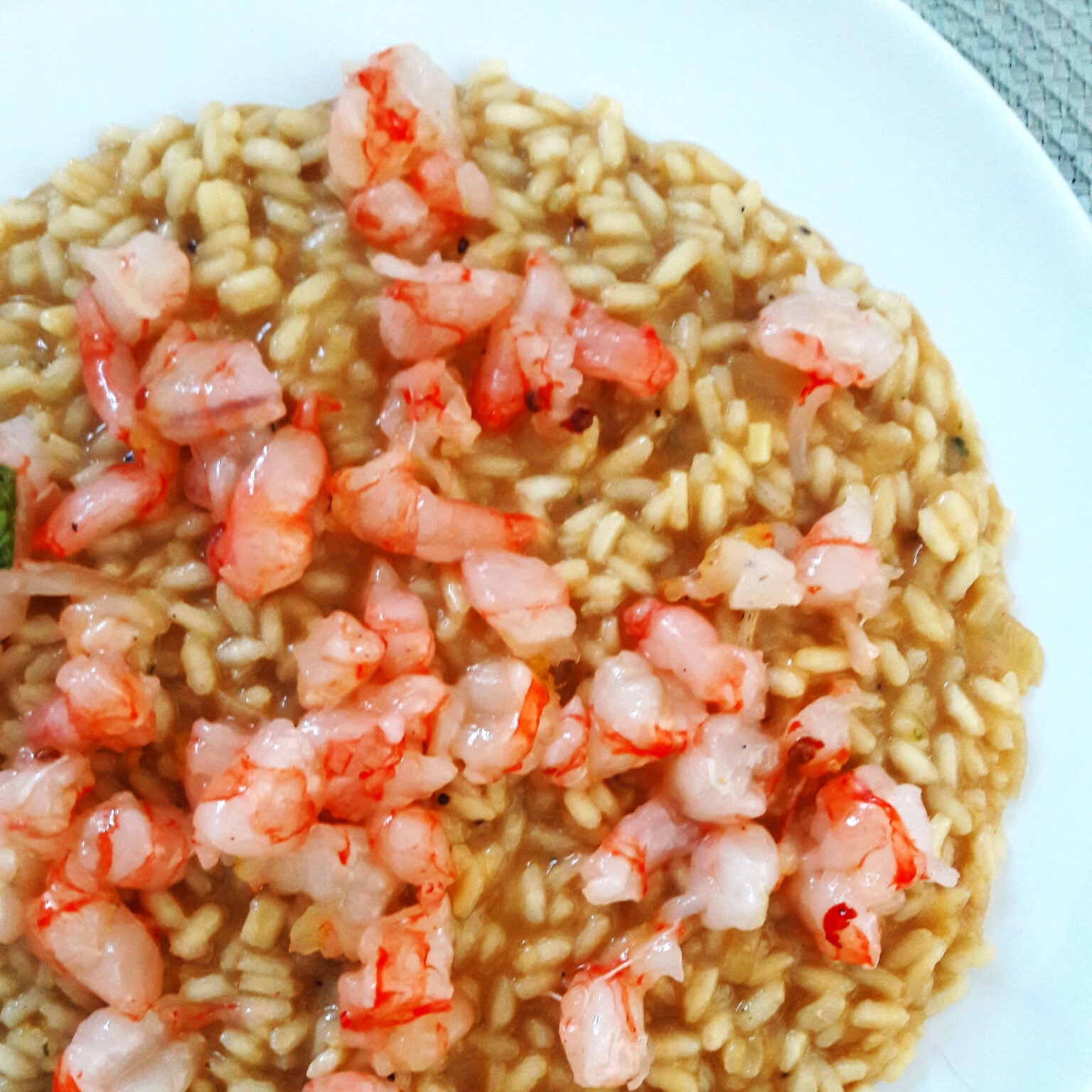 Risotto alla bisque e tartare di gambero rosso Al Piatto1