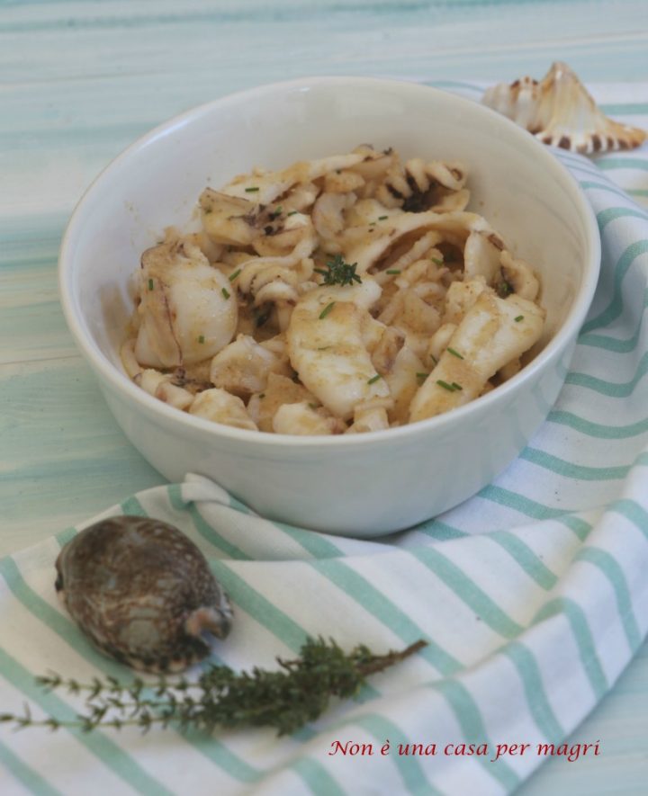 Seppie in padella al vino bianco Non è una casa per magri
