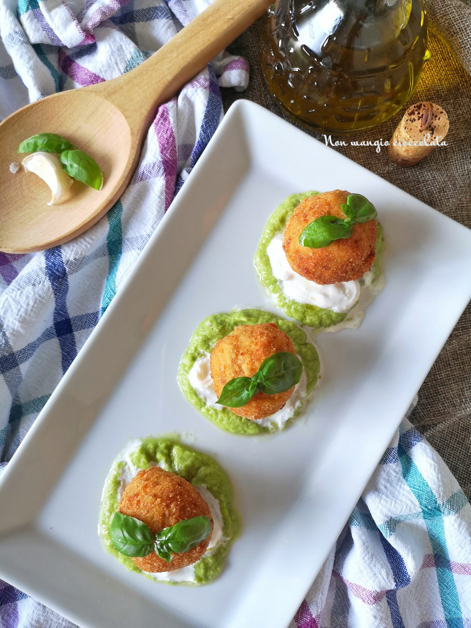 Polpette Di Gamberi Su Crema Di Zucchine E Burrata - Non Mangio Cioccolata