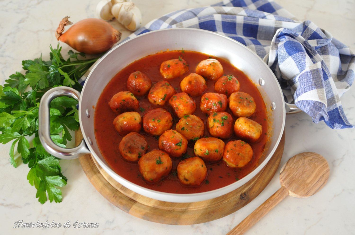 POLPETTE DI PESCE AL SUGO Con Polenta, Secondo Piatto Di Pesce