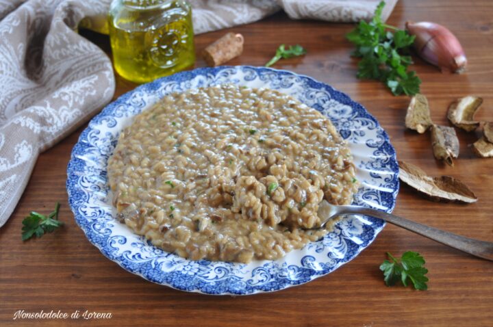 Risotto ai funghi porcini e taleggio 