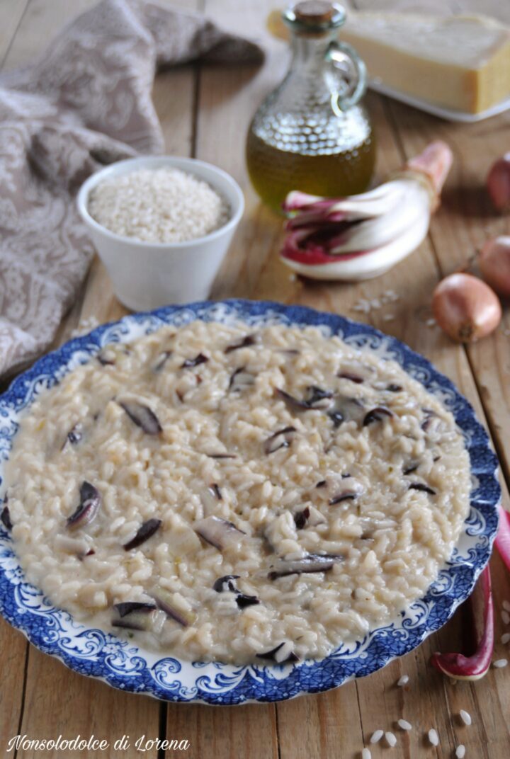 risotto al radicchio trevigiano e taleggio 