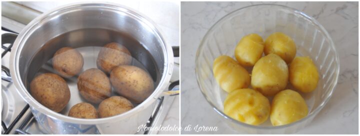 insalata di patate con salmone e zucchine 