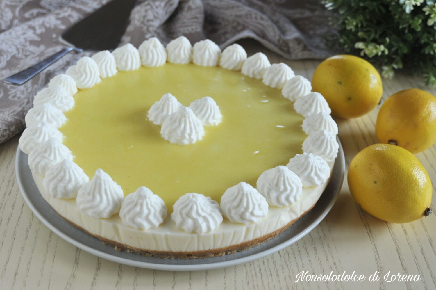 Torta Fredda Al Limone E Mascarpone Facilissima Senza Cottura