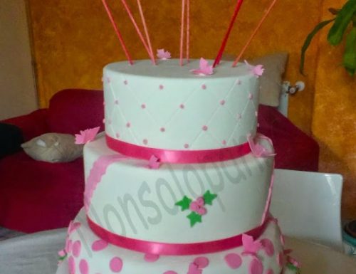 Pink butterflies cakes