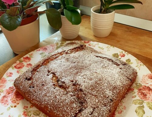 Torta  ricotta e gocce di cioccolata