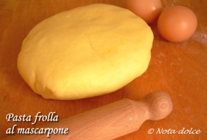 Pasta frolla al mascarpone, ricetta base