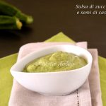 Salsa di zucchine e semi di canapa ricetta facile