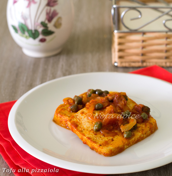 Tofu alla pizzaiola ricetta facile